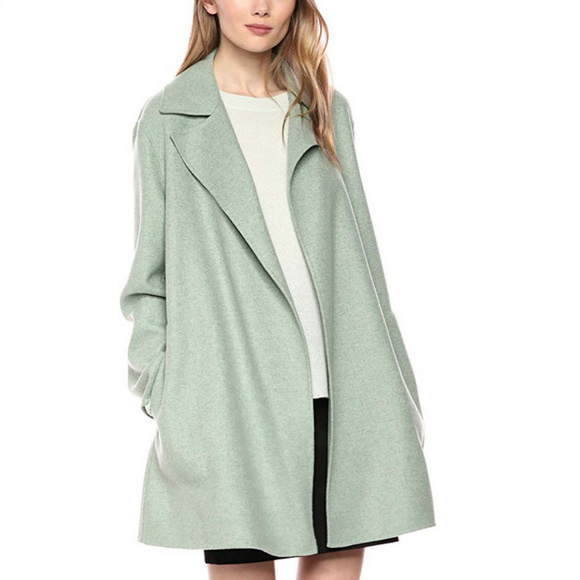 theory green coat